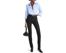 Узкие джинсы Madewell New Pencil с высокой посадкой в цвете Black Frost