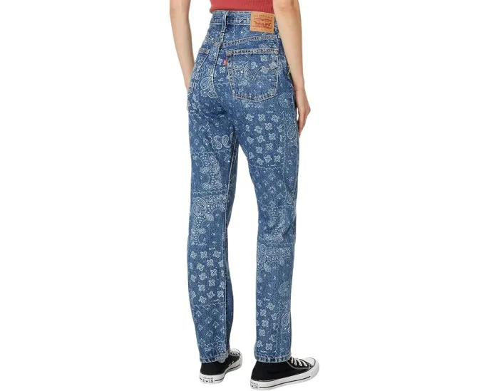 Джинсы Levi's 501 с прямыми штанинами и потертостями