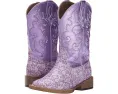 Детские сапоги Roper Kids Lavender с квадратным носком и цветочным принтом