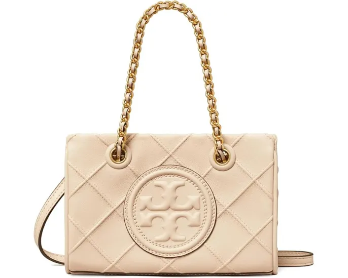 Стёганая сумка Tory Burch Fleming Soft Mini Chain Tote на цепочке