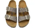 Сандалии Birkenstock Arizona с леопардовым принтом и пробковой стелькой