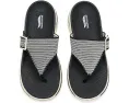 Сандалии SKECHERS GO Walk Arch Fit 2.0 Resort Day с блестками и клиньем