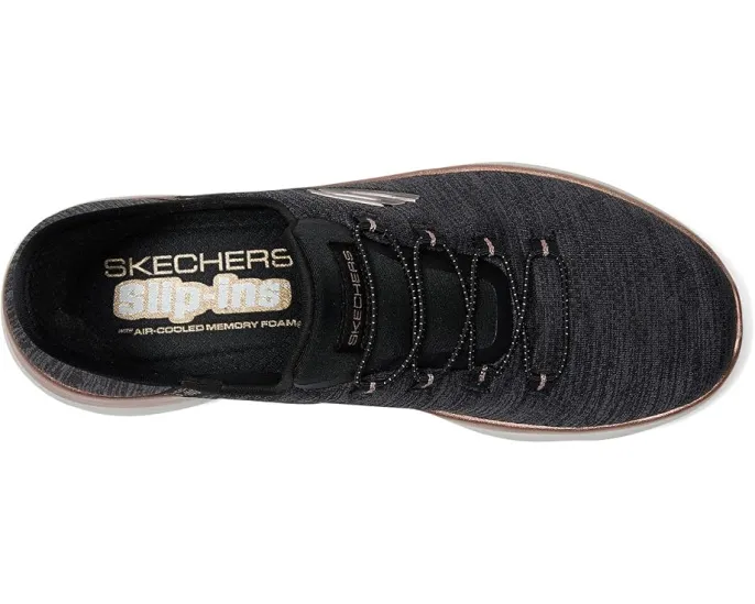 Skechers Summits Hands Free Slip-INS с фиксированными эластичными шнурками и памятью формы