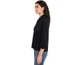 Топ с воротником-рюшей и ажурной вязкой Knit Eyelet от NIC+ZOE