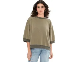Свободный пуловер Everything из уютного флиса с рельефными манжетами Free People