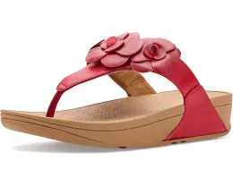 Сандалии FitFlop Lulu Flower с ремешком между пальцев и цветочным декором