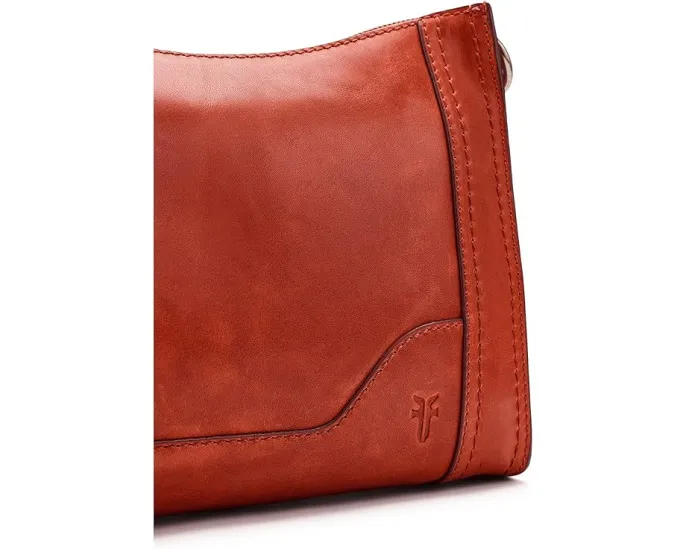 Кожаная сумка через плечо Frye Melissa Zip Crossbody с регулируемым ремнем