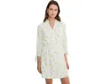 Lilly Pulitzer Платье-рубашка Abralynn из льна с присборенной талией