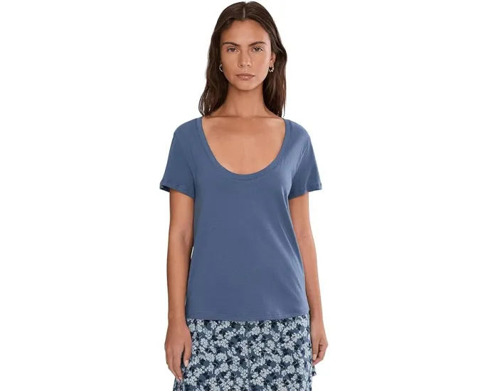 Футболка Whisper Tee из органического хлопка и модала с круглым вырезом Toad&Co