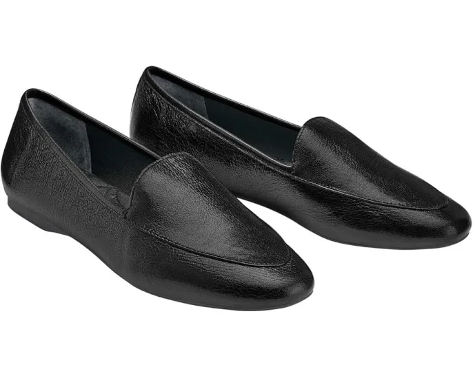 Birdies балетки Vesper Leather Flat серебристого цвета