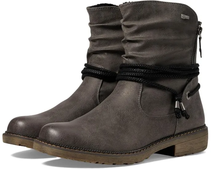 Spring Step Kathie с круглым носком и декоративной шнуровкой на голенище