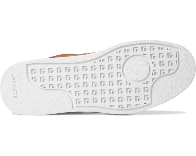 Кроссовки Lacoste Courtderby из премиальной кожи с круглым носком