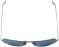 Ray-Ban RB3025 Aviator с зеркальными линзами Gold/Blue