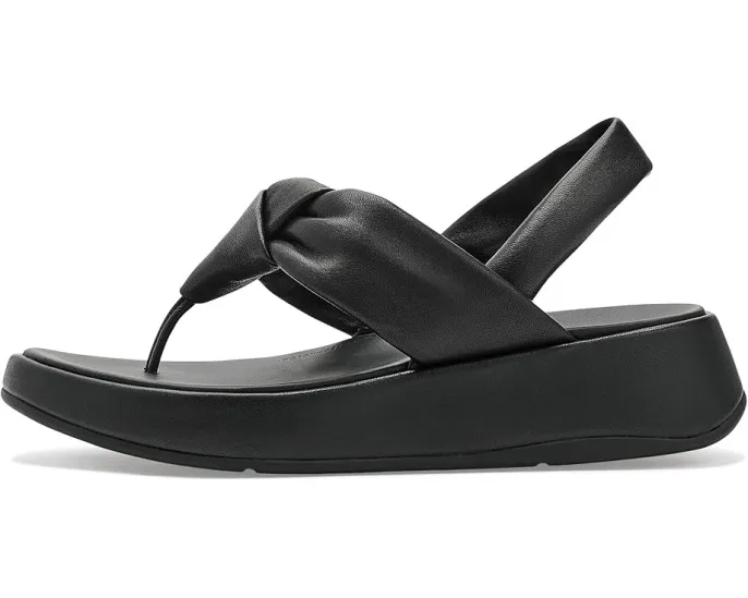 Сандалии FitFlop F Mode Knot с узлом из мягкой кожи и задним ремешком