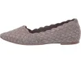 Балетки Skechers Cleo Honeycomb с вязаным верхом и стеганым краем на пенной стельке