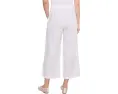 Широкие органические льняные брюки на щиколотке Eileen Fisher