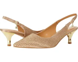 Вечерние туфли J. Renee Ferryanne с котячьим каблуком и стразами