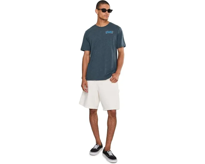 Hurley Journey Slub Short Sleeve футболка с круглым вырезом из смесового хлопка