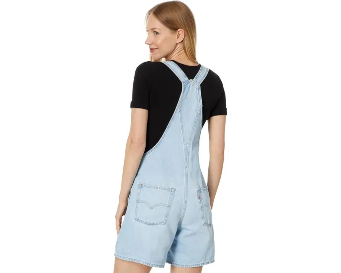 Комбинезон Levi's Vintage Shortall в винтажном стиле с регулируемыми лямками и накладными карманами