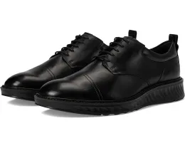 Туфли ECCO ST.1 Hybrid Cap Toe Oxford на шнуровке черные