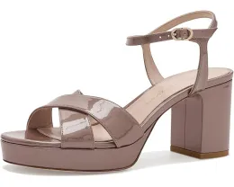 Сандалии Stuart Weitzman Dayna Platform 80 на платформе с ремешком на щиколотке