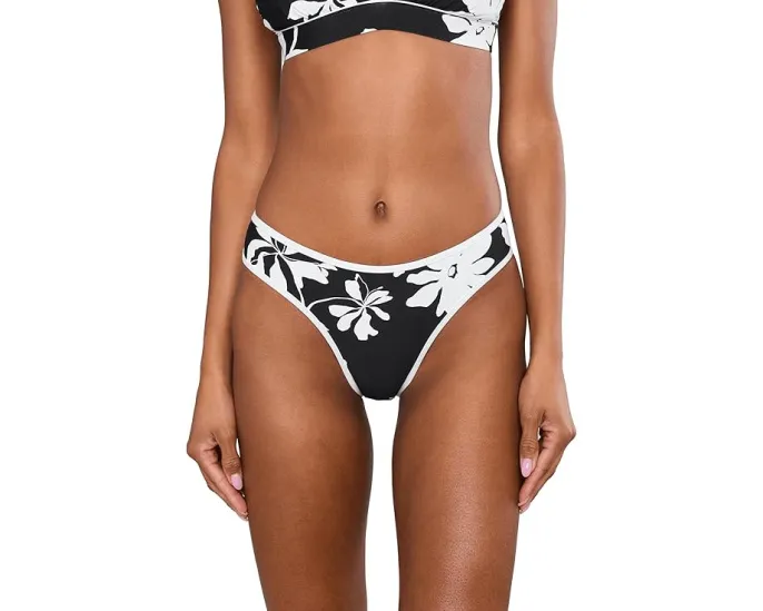 Женские брюки с высокой посадкой Seafolly Mayflower с цветочным принтом