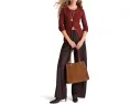 Кардиган Madewell Texture Mock Neck с фактурной вязкой и воротником стойкой