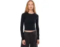 Укороченный лонгслив Free People We The Free Protagonist Long Sleeve с завышенными швами