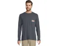 Футболка с длинным рукавом Ghost Pups Logo Box и карманом от Vineyard Vines