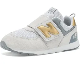 New Balance Kids 574 Bungee Lace первые кроссовки с липучкой