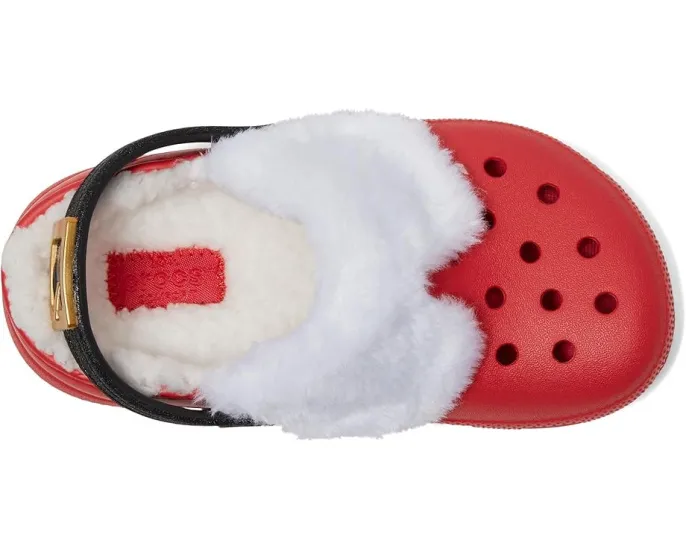Детские сабо Crocs Classic Holiday Lined Clogs с утепленной подкладкой