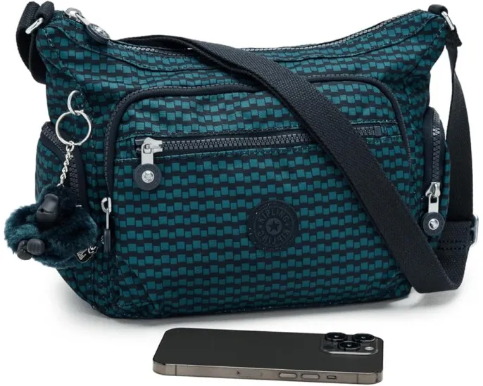 Kipling Маленькая сумка кроссбоди Gabbie с карманом на молнии и плоским дном