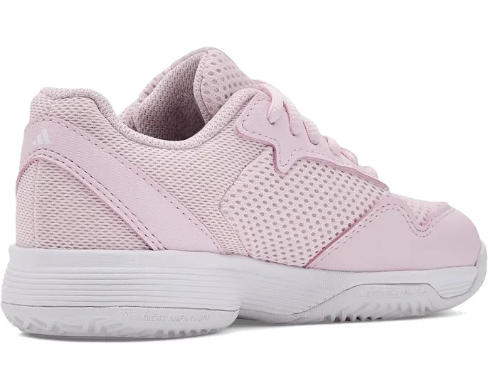 Adidas Courtflash Tennis детские кроссовки розовые с белым