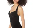Вечернее платье Norma Kamali Cayla Side Drape Gown черное с драпировкой по бокам