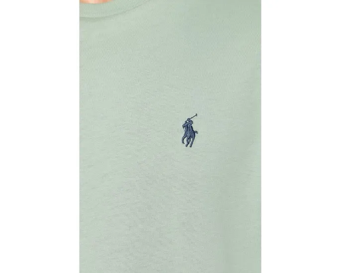 Футболка Polo Ralph Lauren Classic Fit Jersey с круглым вырезом и вышивкой
