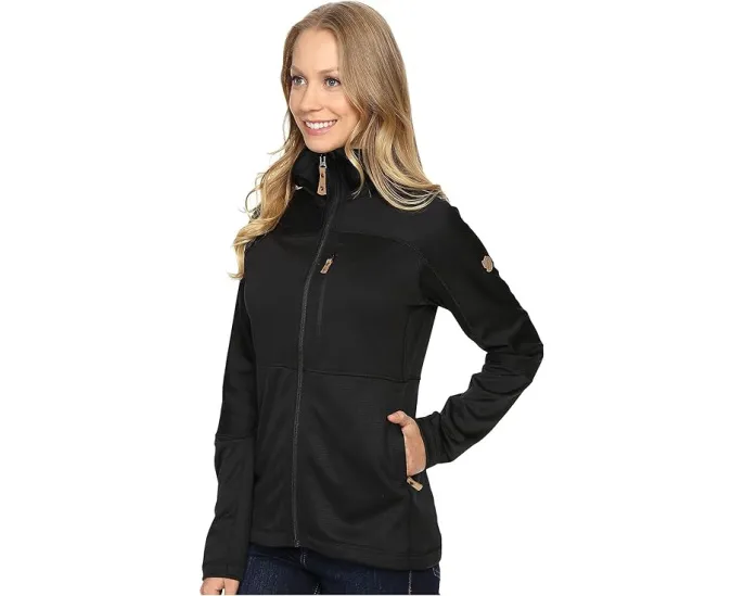 Толстовка Abisko Trail Fleece от Fjällräven с отводом влаги и капюшоном