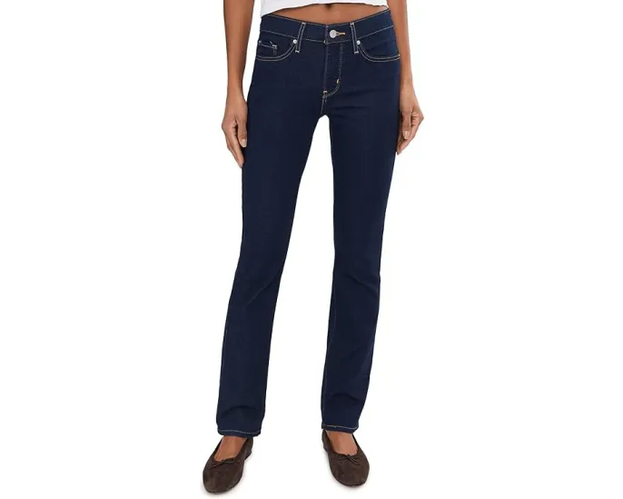 Прямые джинсы Levi's Womens 314 Shaping Straight с моделирующим эффектом и эластичной тканью