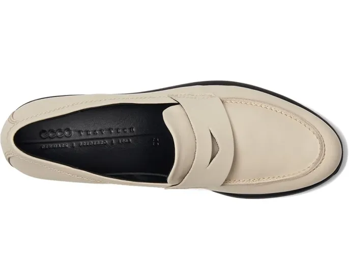 ECCO Мокасины Modtray Penny Loafers из цельной кожи с тракторной подошвой