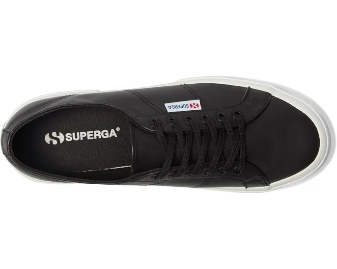 Кроссовки Superga 2750 Nappa из натуральной кожи с круглым носком