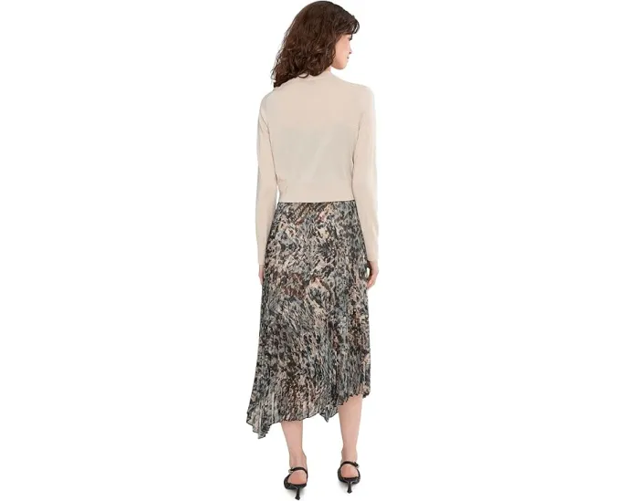 Комплект AllSaints Anni с плиссированным платьем и коротким джемпером