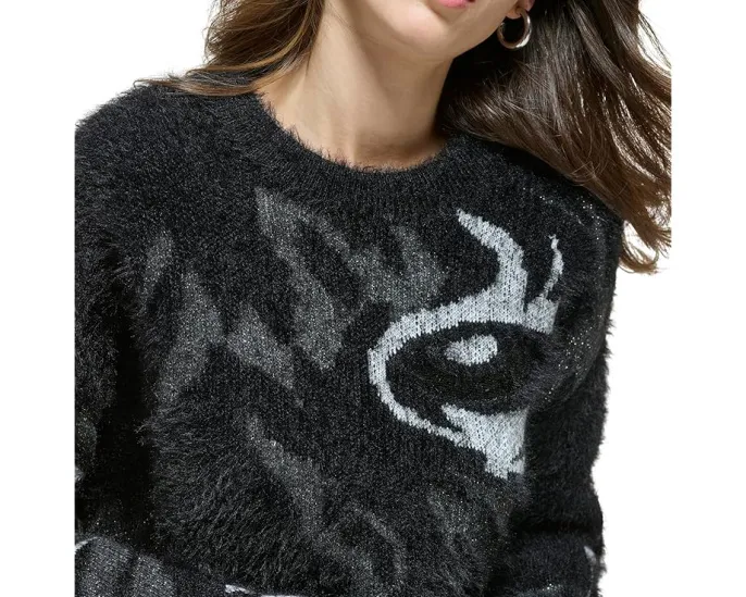 Свитер DKNY Long Sleeve Tiger Eye с длинным рукавом