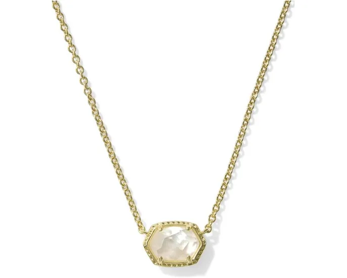 Подвеска Kendra Scott Daphne Frame Short золотистая