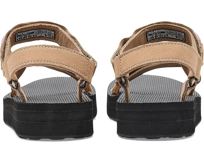 Кожаные сандалии Teva Midform Universal Knotted с деталями из альпинистской верёвки