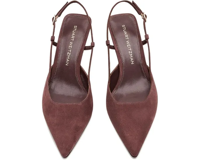 Босоножки Vinnie 50 Slingback на каблуке от Stuart Weitzman