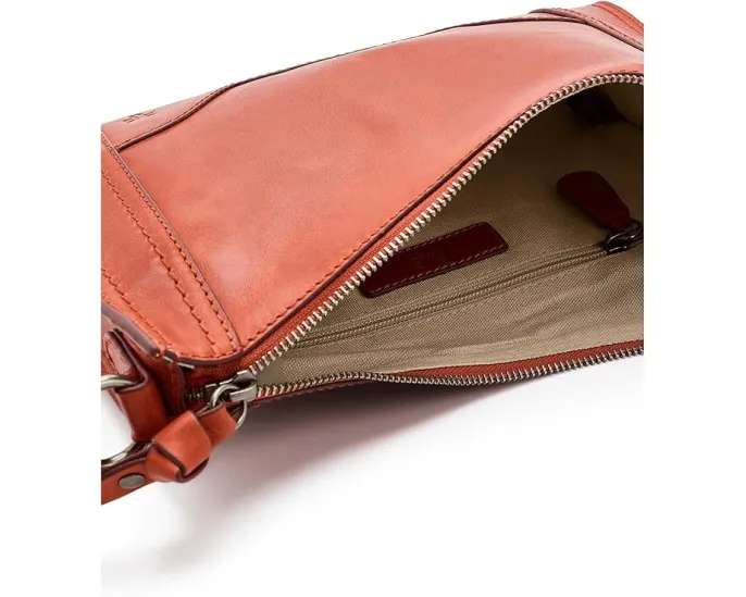 Кожаная сумка через плечо Frye Melissa Zip Crossbody с регулируемым ремнем