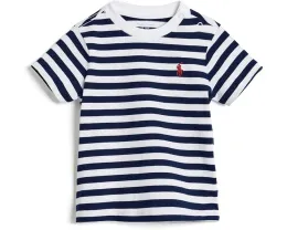 Детская футболка из хлопка джерси с полосками Polo Ralph Lauren