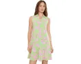 Платье Lilly Pulitzer Riegan с присборенной талией и короткими рукавами