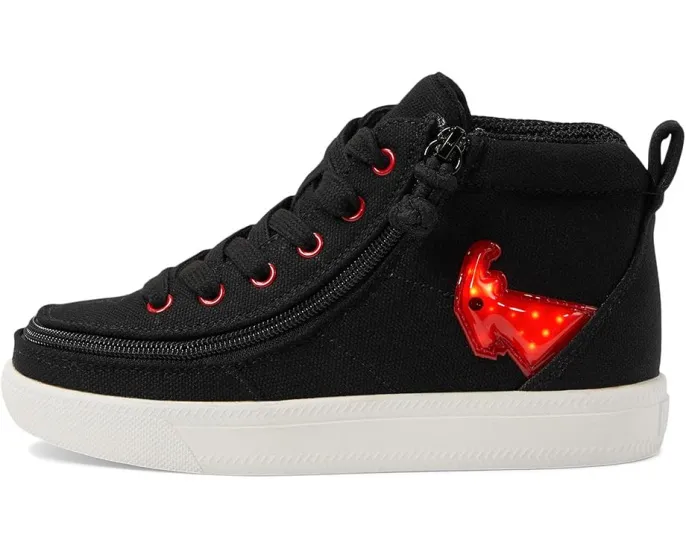 Светящиеся кроссовки BILLY Classic D|R High для малышей с молнией по периметру