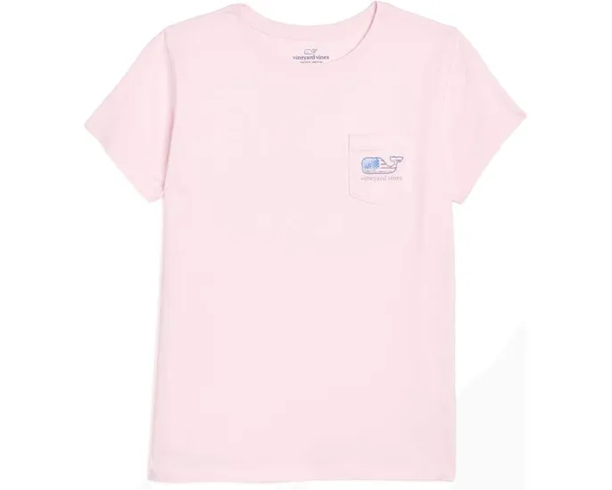 Футболка Vineyard Vines Kids Short Sleeve Pocket Tee с коротким рукавом и карманом