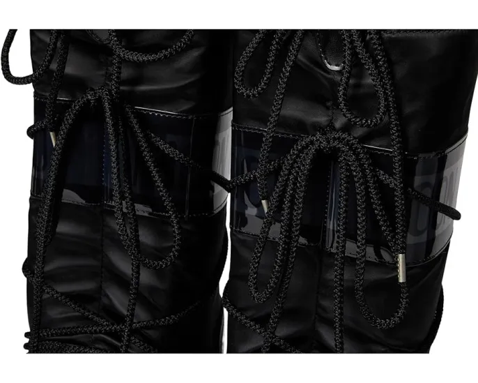 Ботинки MOON BOOT Icon Glance с блестящим атласом и термоизоляцией